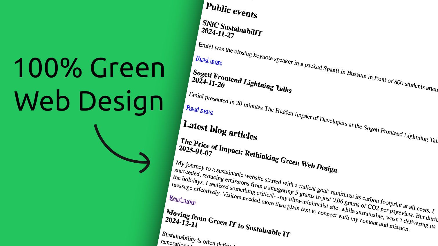 Rethinking Green Web Design