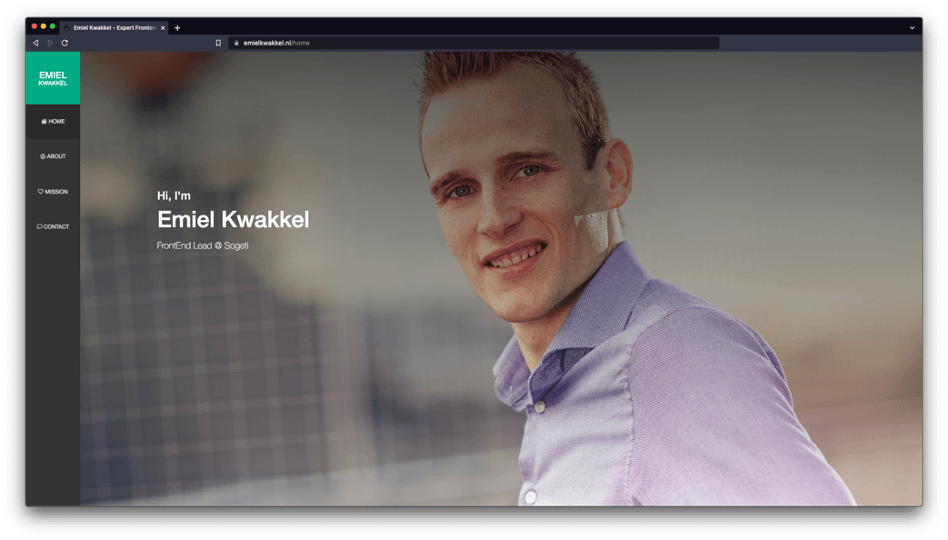 First version of emielkwakkel.nl